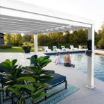Windham 12 Ft. W x 10 Ft. D Steel Pergola with Canopy - Image 7