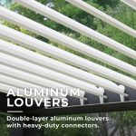Yardistry Aluminum Louvered Pergola 12×12 ft - Image 4