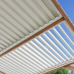 Yardistry Structures 13 x 11 ft Cedar Louvered Roof Pergola - Image 6