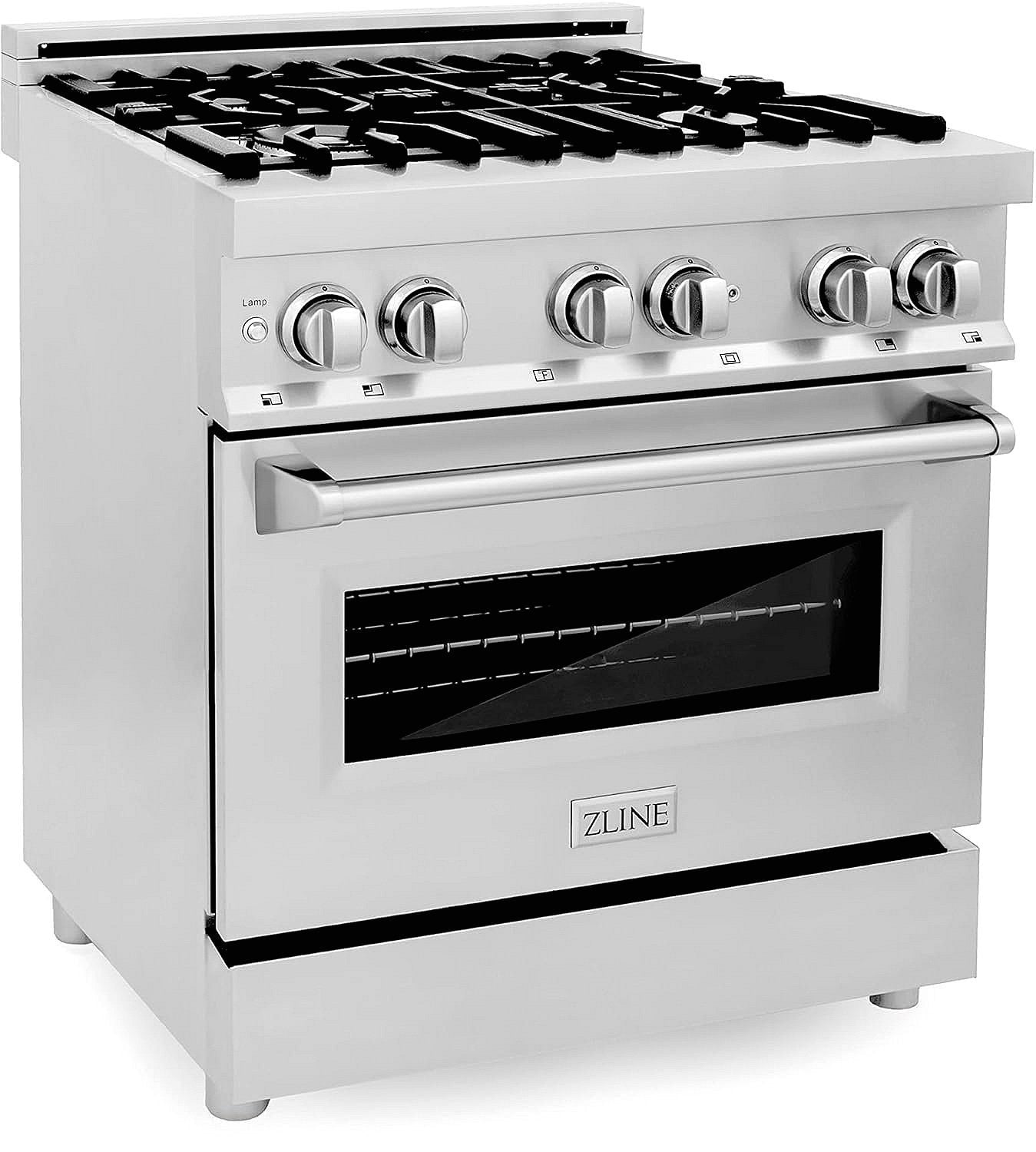 zline-30-inch-legacy-dual-fuel-range-with-gas-cooktop-electric-convection-oven-stainless-steel-ra30-1143270 ZLINE 30-Inch Legacy Dual Fuel Range with Gas Cooktop & Electric Convection Oven, Stainless Steel (RA30) - Prioka