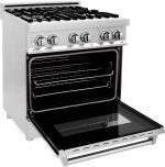 ZLINE 30-Inch Legacy Dual Fuel Range with Gas Cooktop & Electric Convection Oven, Stainless Steel (RA30) - Image 5